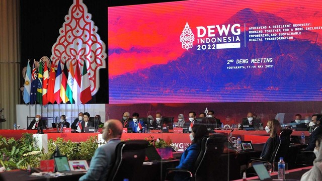 Forum 2nd Digital Economy Working Group (DEWG) G20 berlangsung di Hotel Tantrem Yogyakarta, Selasa (17/5/2022). Foto: Kominfo