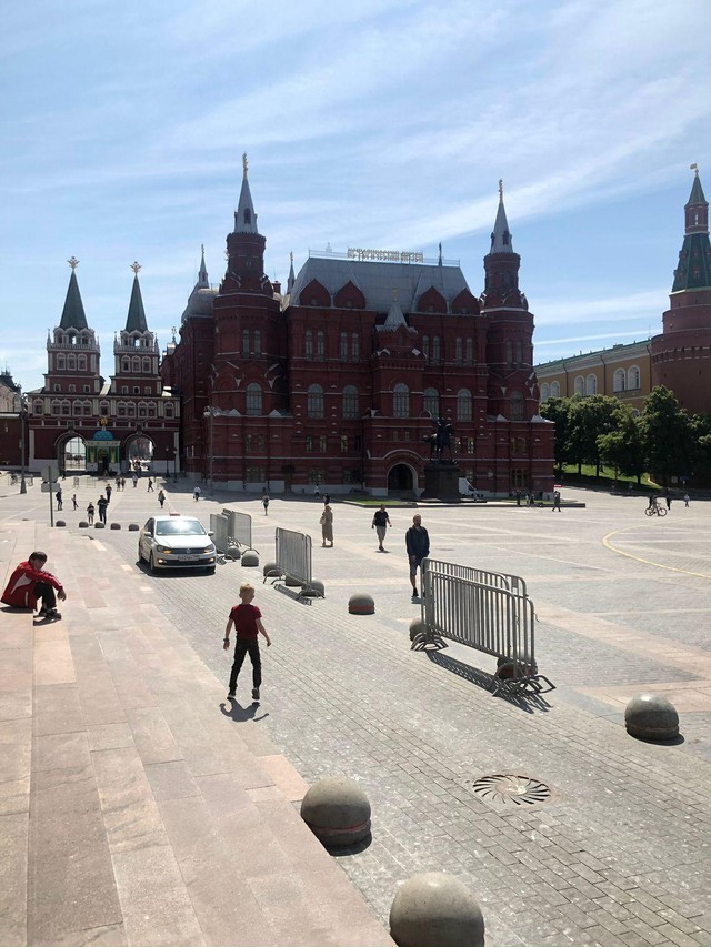 Sekitar Kremlin di masa Pandemi Sepi Pengunjung (Foto: Pribadi)