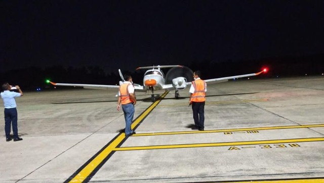 Pesawat asing diizinkan terbang kembali di Bandara Hang Nadim Batam. Foto: Dok. TNI AU