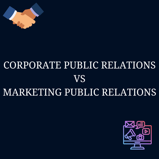 Ilustrasi Corporate Public Relations dengan Marketing Public Relations. Sumber: original dari penulis