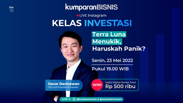 LIVE NOW! Kelas Investasi: Haruskah Panik, Saat Kripto Terra Luna Menukik? (219202)