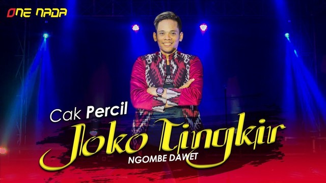 Ilustrasi tangkapan layar video musik Joko Tingkir Ngombe Dawet oleh Cak Percil. Foto:  YouTube/ONE NADA Record Official
