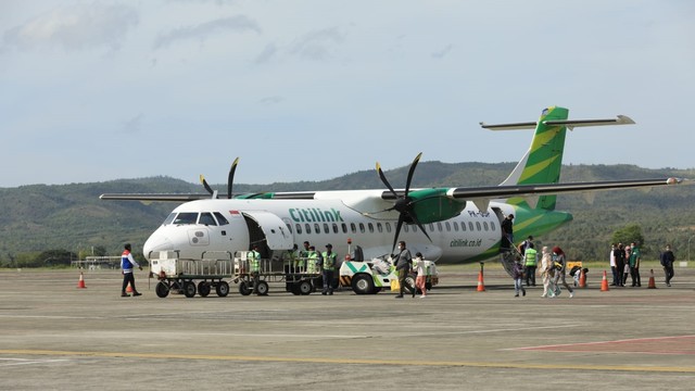 Maskapai Citilink aktifkan penerbangan Sibolga, Aceh dan Gunung Sitoli. Foto: Citilink