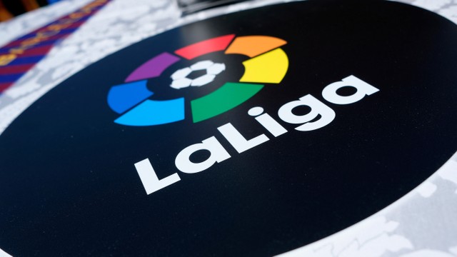 Ilustrasi logo La Liga. Foto: Brian Ach/Getty Images 