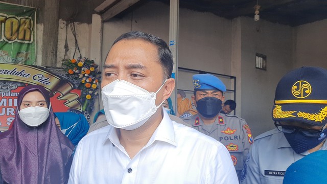 Wali Kota Surabaya Eri Cahyadi. Foto-foto: Amanah Nur Asiah/Basra