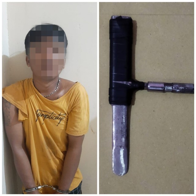 Aksinya Ketahuan Korban, Maling Motor di Lampung Utara Diamuk Massa (1)