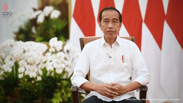 Presiden Joko Widodo memberikan keterangan di Istana Bogor, Jawa Barat, Kamis (8/1/2022). Sumber: Youtube Sekretariat Presiden