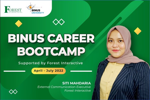 Siti Mahdaria, salah satu Coach program Binus Career Bootcamp