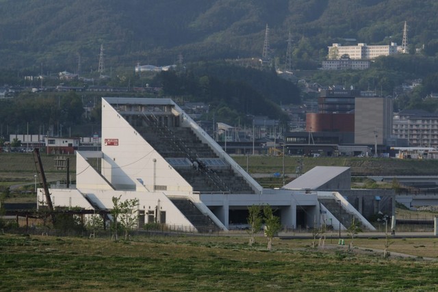 Salah satu bangunan di kompleks Iwate Tsunami Memorial. Foto: Ahmad Ariska/acehkini