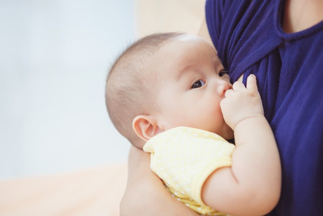 Ilustrasi ibu menyusui bayi. Foto: Shutterstock