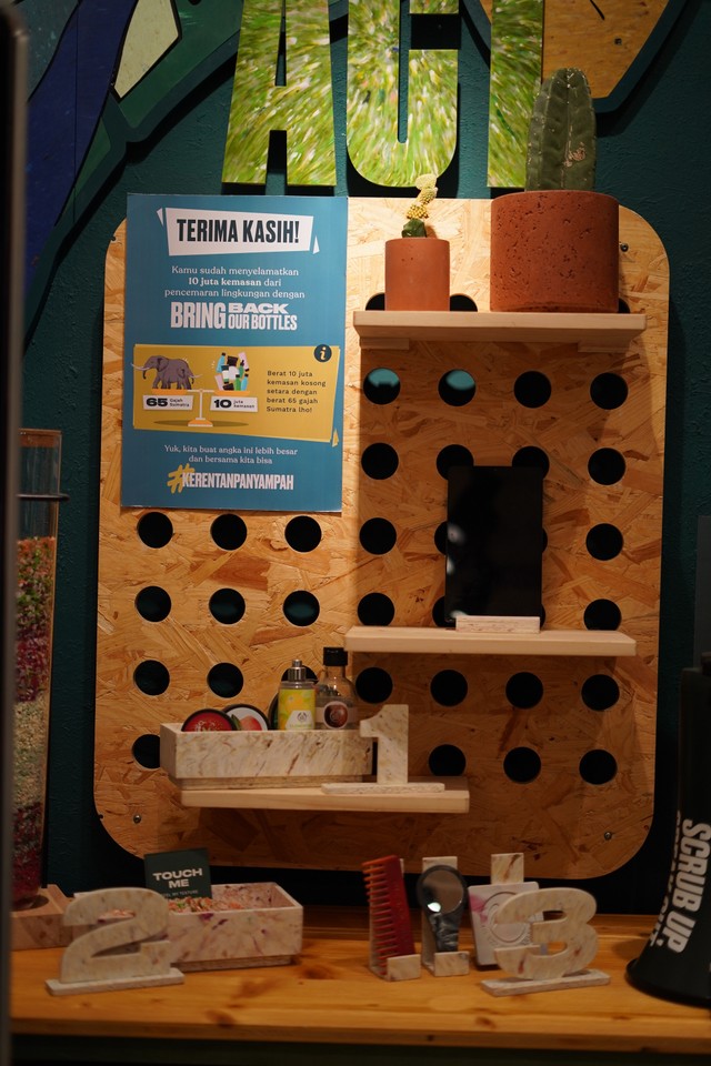 Manfaatkan Sampah, Ini 5 Fakta Gerai The Body Shop di Mal Kota Kasablanka