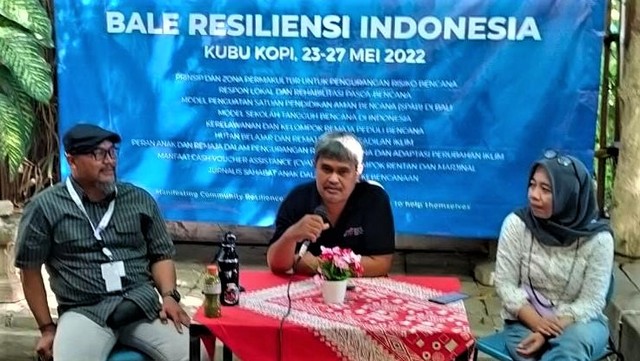 Jumpa pers Glocal Platform Pengurangan Resiko Bencana di Denpasar, Bali - IST