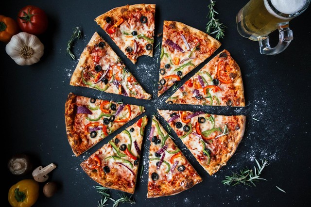 Ilustrasi makanan pizza. Foto: Pixabay