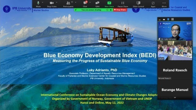 Dosen FPIK IPB Ajukan BEDI sebagai Alat Ukur Keberhasilan Blue Economy (83465)