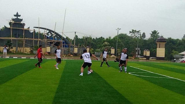 Dirkrimum Hattrick, Polda Lampung Kalahkan Insan Media dengan Skor 3-1 (1)