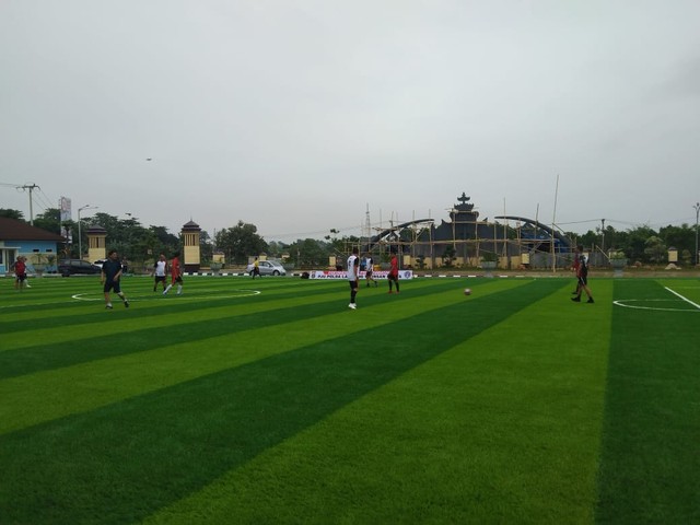 Dirkrimum Hattrick, Polda Lampung Kalahkan Insan Media dengan Skor 3-1 (2)