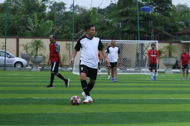 Dirkrimum Hattrick, Polda Lampung Kalahkan Insan Media dengan Skor 3-1 (3)