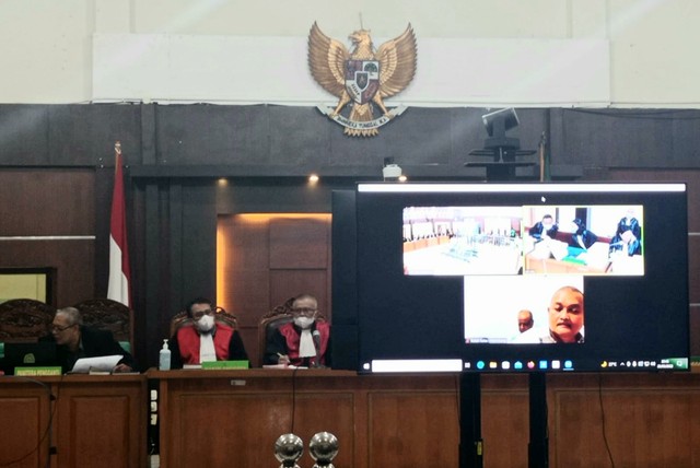 Sidang tuntutan Alex Noerdin di Pengadilan Tipikor Palembang. (Abdul Toriq/Urban Id)