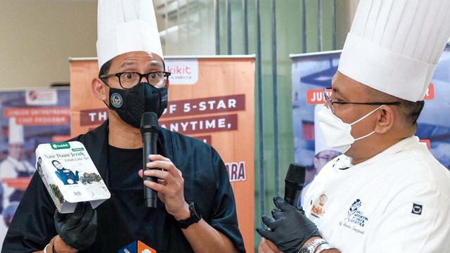 Menteri Pariwisata dan Ekonomi Kreatif (Menparekraf) RI Sandiaga Salahuddin Uno mengajak para pelaku UMKM untuk berkolaborasi dengan platform digital. Foto: Dok. Istimewa
