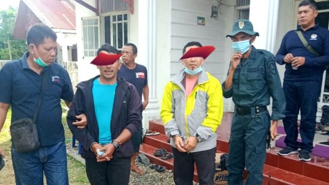 Barang bukti kulit harimau yang diamankan petugas Balai Penegakan Hukum KLHK Sumatera di Kabupaten Bener Meriah, Aceh. Foto: Dok. Istimewa