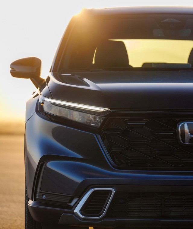 Teaser dari Honda CR-V generasi terbaru dengan teknologi hybrid. Foto: Honda
