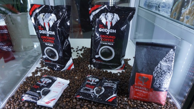 produk kopi asal Indonesia hadir di pameran Thaifex Anuga Asia 2022 di Bangkok. dok: Nurlaela/kumparan