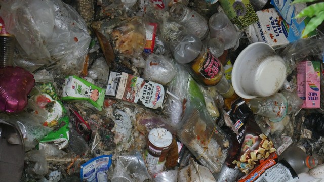 Kumpulan Sampah, Jakarta. Sumber Foto : Pribadi