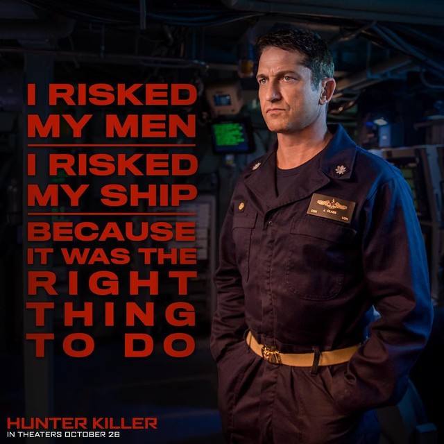 Film Hunter Killer. Foto: Instagram/@hunterkillermovie