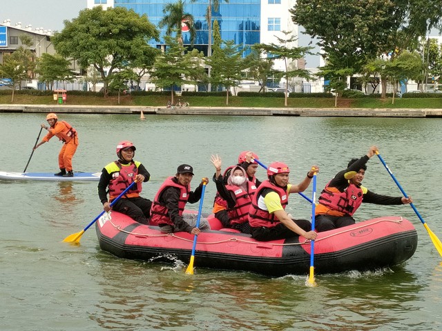 Pelaksanaan Pelatihan Kesiapsiagaan, Danau Sunter, Jakarta Utara