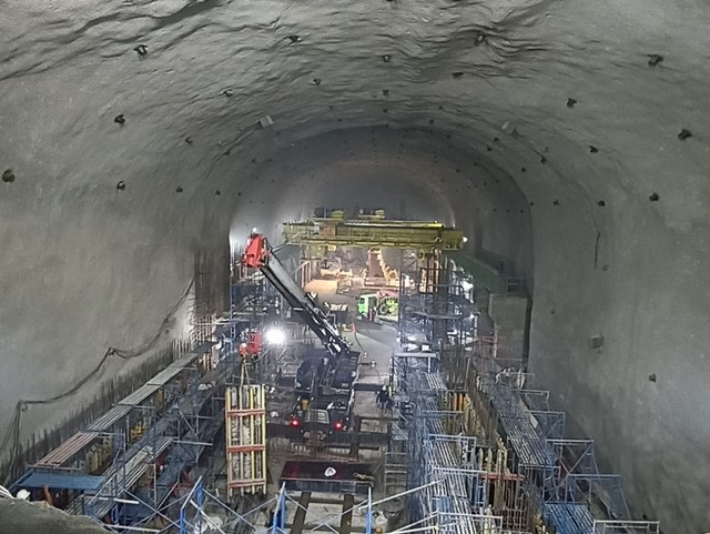PLN selesaikan pengeboran headrace tunnel di PLTA Asahan 3. Foto: Dok. PLN 