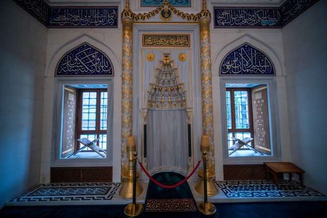 Mimbar masjid. Foto: Ahmad Ariska/acehkini