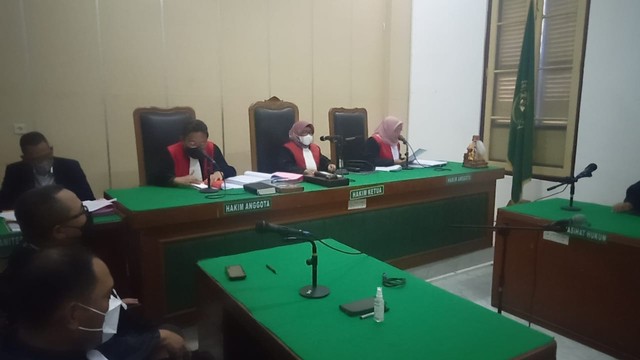 Suasana sidang eks Walikota Tajungbalai M. Syahrial di Pengadilan Tipikor Negeri Medan, Sumatera Utara, Senin (30/5/2022). Foto: Dok. Istimewa