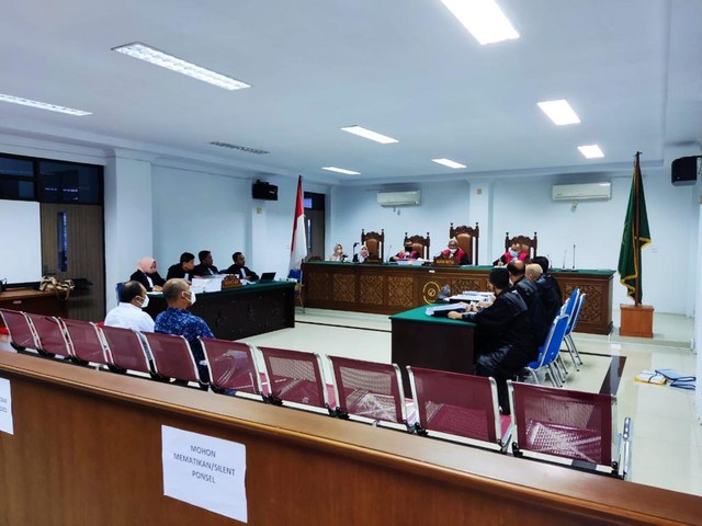 Foto Persidangan Pada Pengadilan Tindak Pidana korupsi Banda Aceh