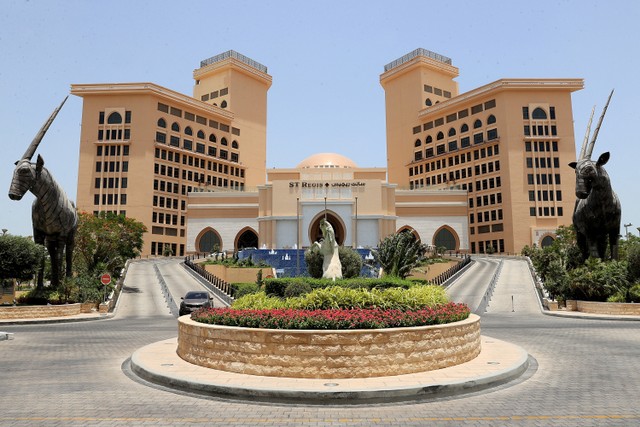 Pemandangan umum hotel peserta Piala Dunia 2022 Qatar di Doha, Qatar. Foto: Mohammed Dabbous/REUTERS