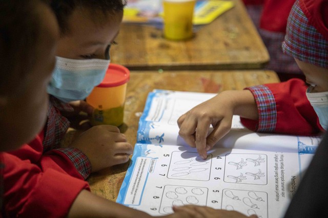 Ilustrasi anak TK Negeri di Jakarta Utara. Foto: Aditia Noviansyah/kumparan