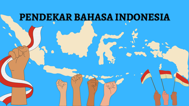 Ilustrasi pendekar bahasa Indonesia (Sumber: dokumen pribadi)