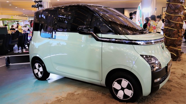 Tampilan eksterior mobil listrik Wuling EV. Foto: Muhammad Ikbal/kumparanOTO