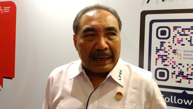 Ketua Lembaga Perlindungan Saksi dan Korban (LPSK) Hasto Atmojo Suroyo. Foto: Arfiansyah Panji Purnandaru/kumparan