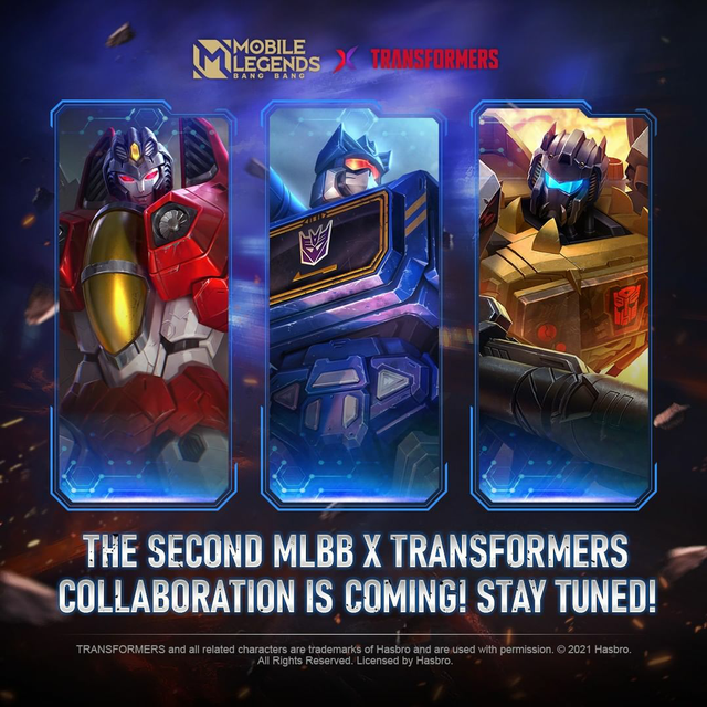 Ilustrasi Event Trasnformers Mobile Legends. Foto: Instagram/@mobilelegendsgame