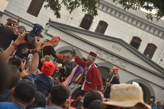 Pagelaran Seni HUT Kota Bogor ke 540. (Kumparan/ Argya D. Maheswara)