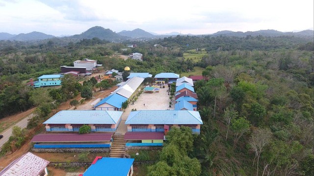 SUTT akan dibangun di area lingkungan SMKN 1 Sandai. Foto: Bernadhi Omar/Hi!Pontianak