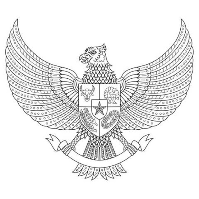 Gambar Garuda Pancasila Sebagai Lambang Negara. ilustrasi Oleh : https://pixabay.com/