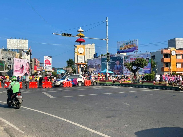 Car Free Day (CFD) pertama di Kota Bandar Lampung setelah pandemi, Minggu (5/6/2022) | Foto: Roza Hariqo/Lampung Geh