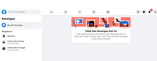 Tangkapan layar kenangan di FB. Foto: Atima Ni'matul/Kumparan.