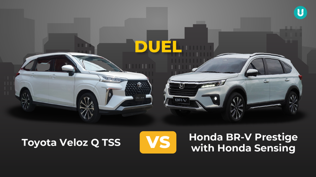 Komparasi Otomotif Toyota Veloz Q TSS Prestige vs Honda BR-V with Honda Sensing. Foto: kumparan