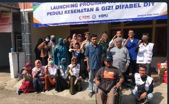 Peluncuran program dukungan kesehatan dan gizi difabel DIY oleh Difatama dan BSMI DIY (Koleksi BSMI)