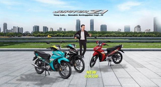 PT Yamaha Indonesia Motor Manufacturing (YIMM) merilis warna baru untuk motor bebek Yamaha Jupiter Z1. Foto: dok. YIMM