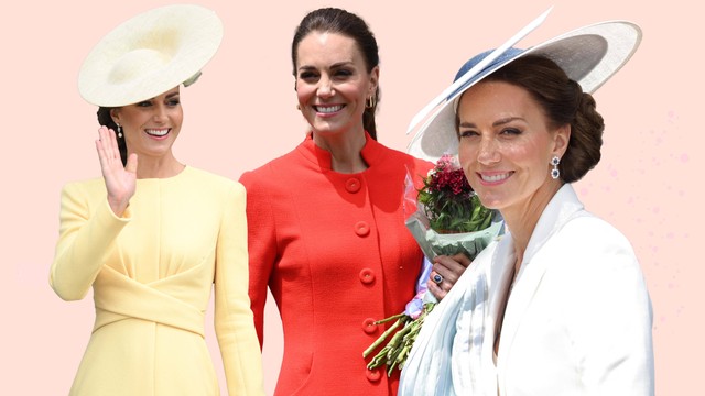 Gaun-gaun Kate Middleton di tahun 2022. Foto: AFP