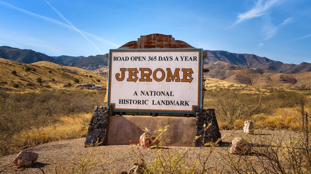 Ilustrasi kota hantu Jerome di Arizona, Amerika Serikat. Foto: Nick Fox/Shutterstock