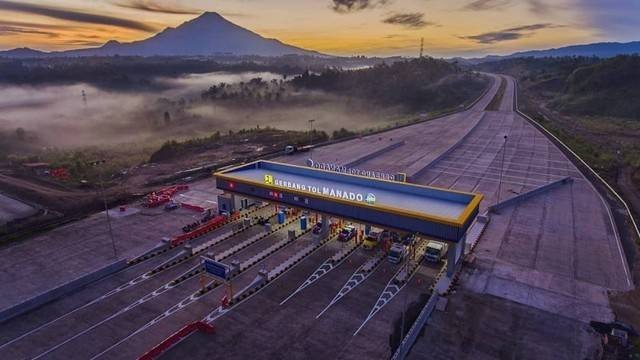 Ruas tol Manado-Bitung. Foto: Jasamarga Tollroad Operator Manado-Bitung